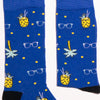 Fruity drinks, palm trees and that California beach feelin' make these socks a summer feel good must have. Soft. Strong. Sustainable. Comfortable.  Available in US Men’s 4-8 and 8-12