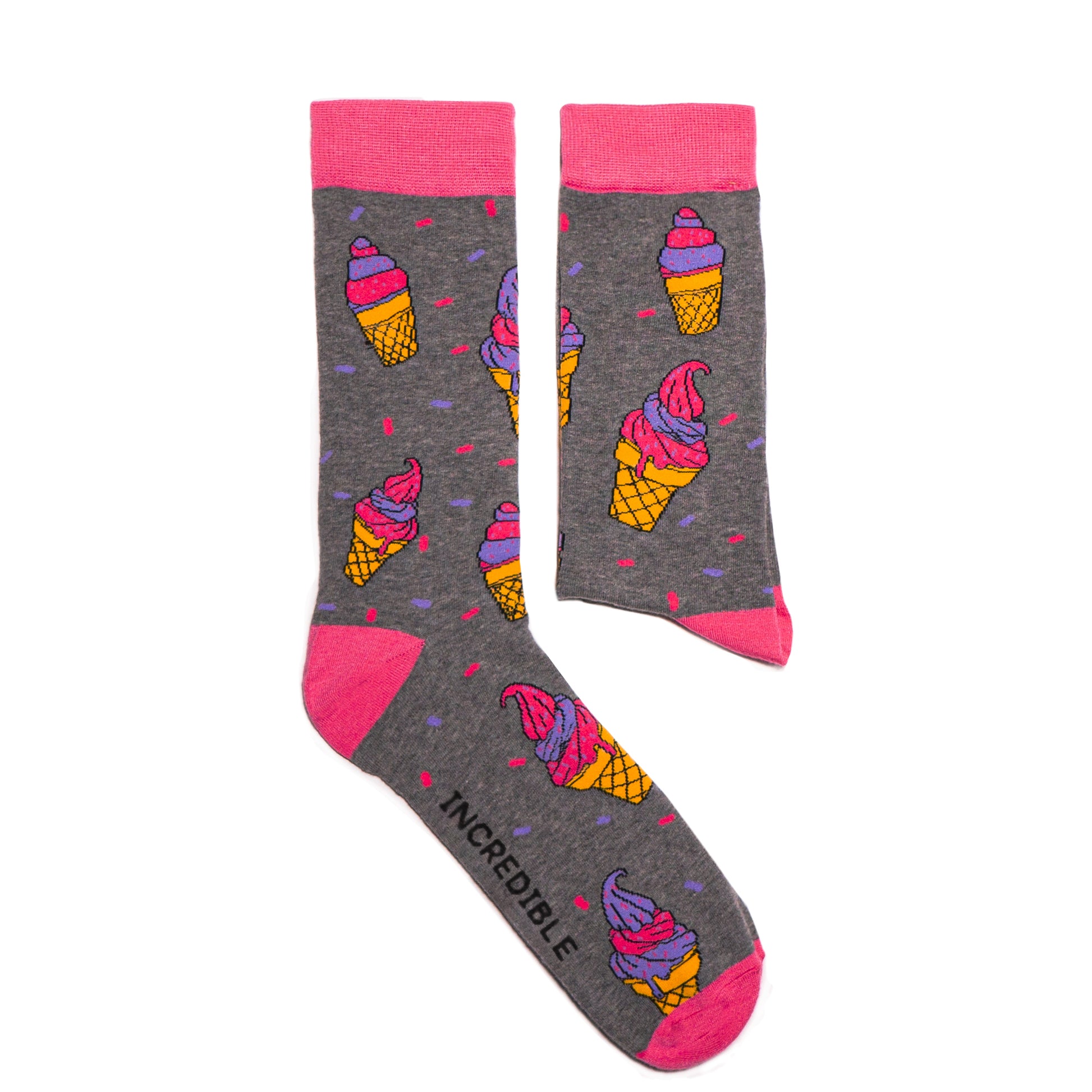 Ice cream sundae quality bamboo socks