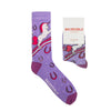 Kids and Adults socks with colorful unicorns. Made from sustainable bamboo.