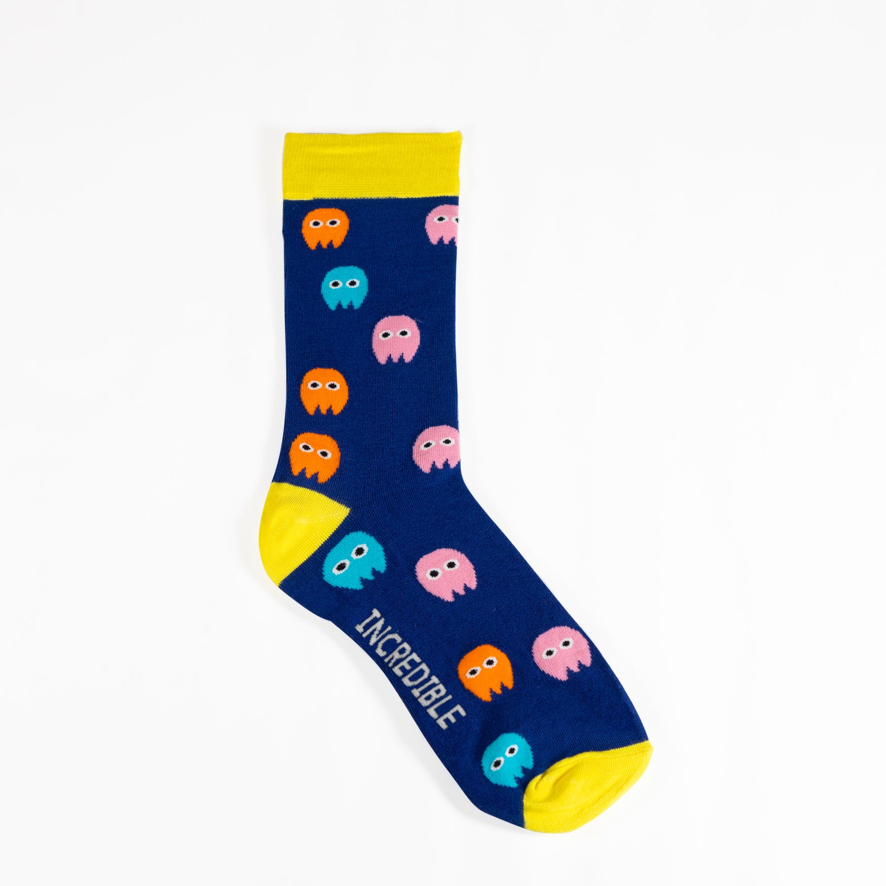 pac man bamboo sock