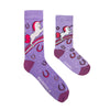 Kids and Adults socks with colorful unicorns. Made from sustainable bamboo.